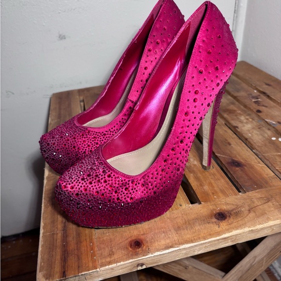 Aldo Studded Stiletto Platform Heels - Picture 4 of 11